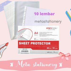 Sheet Protector A4 Tebal / Plastik pocket A4 Inter-X