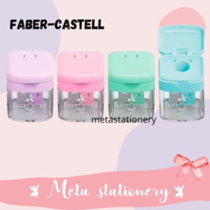 Sharpener / Serutan Mini Box Warna Pastel Faber Castell