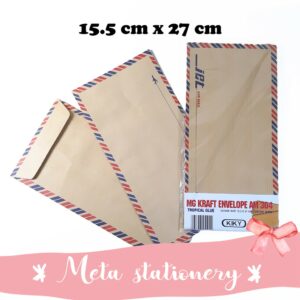 Amplop Coklat Kiky Lem uk 304 AIRMAIL