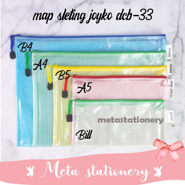 Map Sleting / Zipper Map Joyko Dcb-33