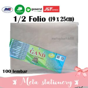 Amplop Coklat 1/2 Folio GAND - 19x25cm (100 lembar)