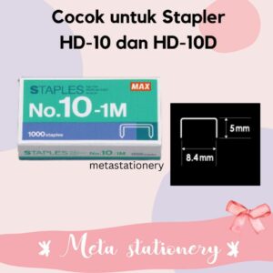 Isi Staples MAX No 10 (1pc)