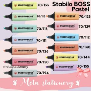 Highlighter Stabilo Original Boss Pastel