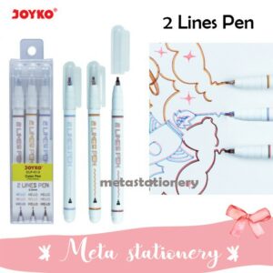 Pulpen / Color Pen 2 Lines Joyko CLP-51-3