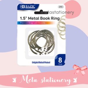 Ring Buku / Metal Ring Book 1.5 inch Bazic