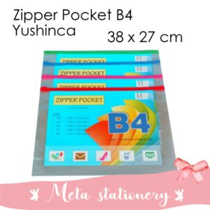 Map Plastik / Map Zipper Pocket B4