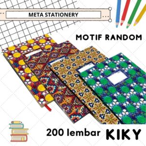 Buku Folio 200 Lembar Kiky ( Motif Random )