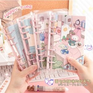 Notebook / Binder PVC A6 Motif Kawaii
