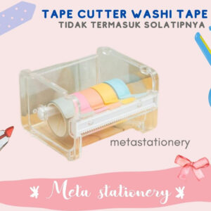 Tape Cutter / Pemotong Solatip Kertas / Washi Tape Cutter Joyko WTC-124