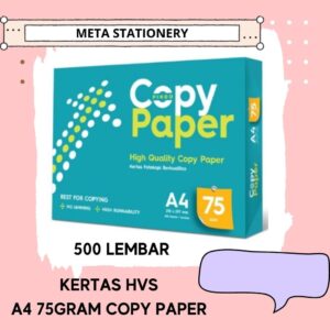 Kertas HVS Copy Paper A4 75gr  (1 rim)