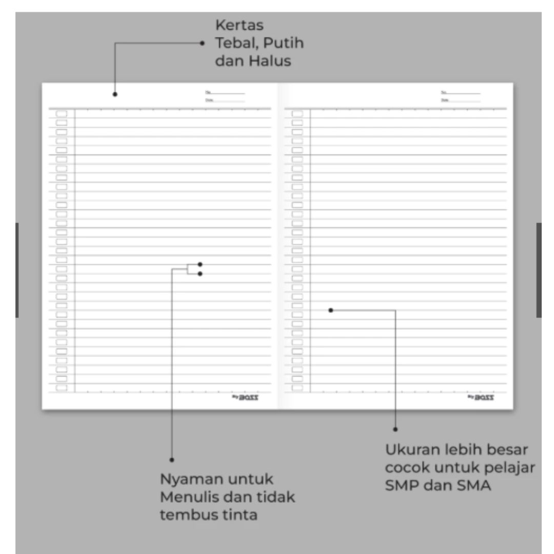 Buku Campus Big Boss Sinar Dunia 50 lembar - Gambar 3