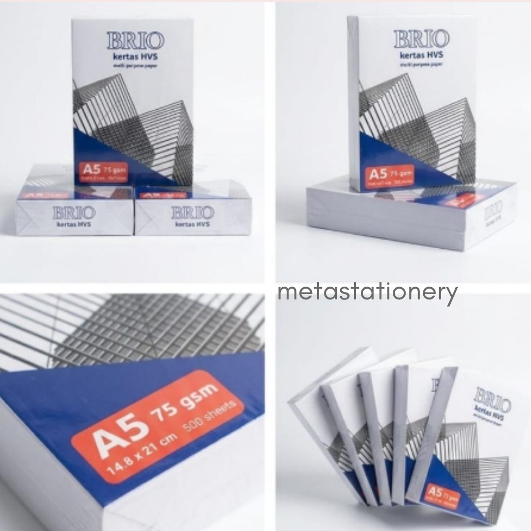 Kertas HVS Brio paper A5 75gr