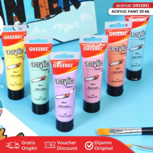Cat Lukis / Acrylic Color / Cat Acrylic Greebel 30ml Neon / Pastel Color