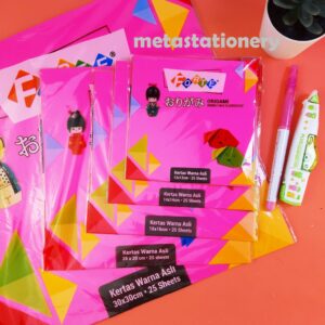 Origami / Kertas Lipat Forte Dua sisi (25 lembar)