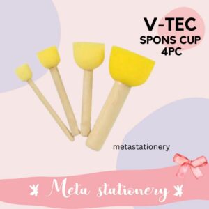 Busa / Sponge / Spons Brush Round / Spons Cup 905 Set V-tec ( 4 pc )