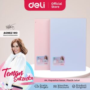Map Clear Holder / Dokumen Keeper F4 Deli Special Agnes Mo Edition