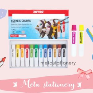 Acrylic Color / Cat Akrilik Joyko 12 Color / Warna