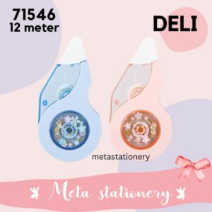 Correction Tape / Tipex kertas Roll Motif Sakura 12 Meter Deli
