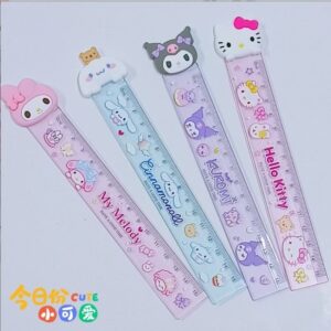 Ruler / Penggaris Karakter / Penggaris Motif Sanrio 3D 15cm