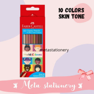 Pensil Warna Classic Skin Tone 10 Warna Faber Castell