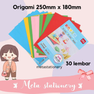 Paper Craft / Origami / Kertas Lipat Dua Sisi 250mm X 180mm Deli