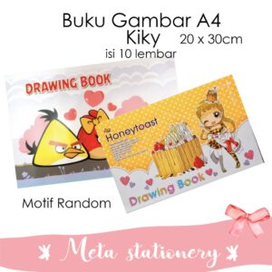 Buku Gambar Kiky uk A4 (Motif RANDOM)