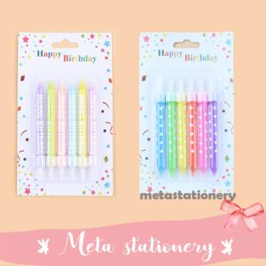 Llilin Ulang Tahun / Lilin Warna Isi 6pc