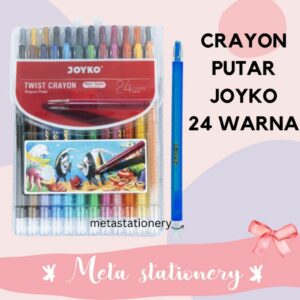 Crayon Putar / Twist Crayon Joyko 24 warna TWCR-24S
