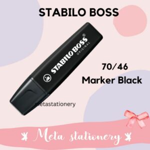 Penanda / Highlighter Original Boss Marker Black 70/46 (1pc)
