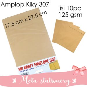 Amplop Coklat Lem Kiky uk 307