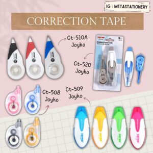 Correction Tape / Tipex Kertas Joyko 510A, 520, 508, 509