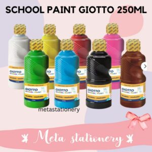 Washable Paint / Color Paint / Cat Warna / School Paint Giotto 250ml