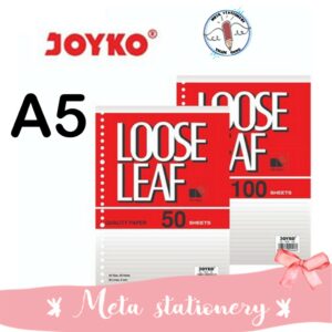 Loose Leaf / Isi Kertas File / Binder Joyko A5 Garis