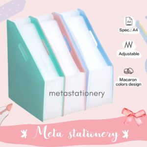 Expanding File Deli A4 Macaron B41102