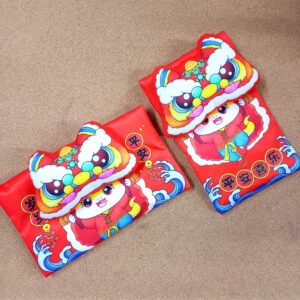 Tas Angpau Imlek / Dompet Kain / Angpau Imlek 3D Naga ( Tali )