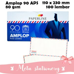 Amplop Paperline 90 APS ( 110 x 230mm) 100 lembar