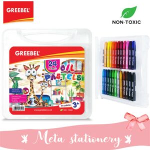 Crayon / Oil Pastel Greebel 24 warna