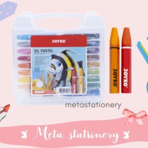 Oil Pastel Crayon MinyakJoyko 18 Warna Colors