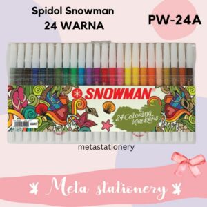 Spidol Snowman 24 warna