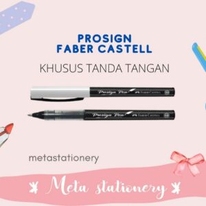 Ballpoint / Pulpen Khusus Tanda Tangan / Prosign Pen Faber Castell (1pcs)