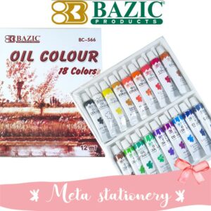 Cat minyak Bazic 18 warna