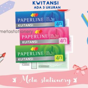 Buku Kuitansi / Kwitansi Paperline Kecil / Sedang / Besar ( 1pcs )