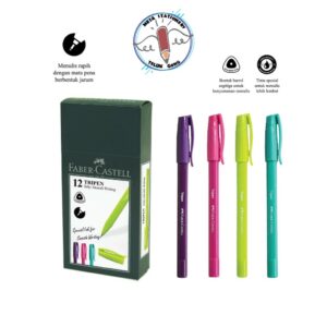 Pulpen / Pen / Ballpoint Tripen Faber Castell isi 12 pc+ 2pc