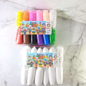 Clay Putih  / Clay 12 Warna / Clay Besar /  Clay Untuk Prakarya / Super Light Clay V-TEC 40g x 12pcs