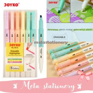 Erasable Highlighter / Textliner HL-69-6 Joyko