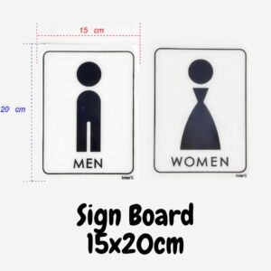 Papan Tanda / Sign Board Gender 20 x 15 cm Inter X