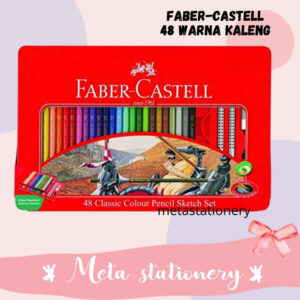 Pensil Warna Classic 48 Warna Tin Faber Castell