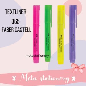 Textliner / Highlighter Faber Castell 365 Translucent Warna Cerah (1pc)