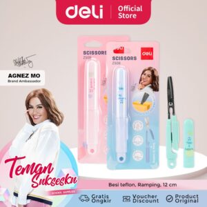Portable Scissors / Gunting Portabel Lucu CZ506 Deli Special Agnes Mo Edition