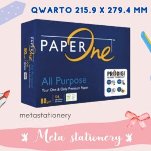 Kertas HVS Paper One Qwarto 80gr